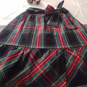 Jcrew Factory Big Bow Midi Skirt